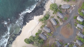 Tsunami Devastation Kona Village Resort Hawaii [upl. by Arutnev492]