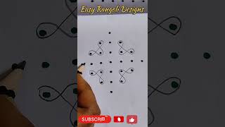 Easy Rangoli Designsrangolimuggulueasykolam traditionaltrendingyt Shorts simplehowfestival [upl. by Aitnic]