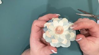 DIY Paper Flowers by Creative Memories [upl. by Acirretal]