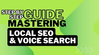 SEO amp Voice Search A StepByStep Guide [upl. by Issej]