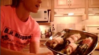 How to Cook Bacon Wrapped Asparagus Cooking with Kimberly [upl. by Ecirpak614]