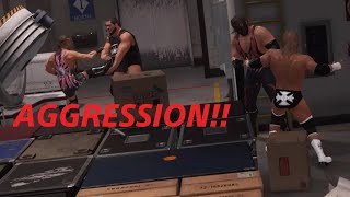 WWE 2K24  Triple H vs Kane vs Big Show vs RVD  Backstage Brawl [upl. by Nemzaj]