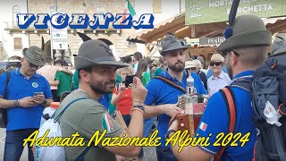 95ª Adunata Nazionale Alpini 2024 Vicenza  Italia 🇮🇹  4K Walking Tour [upl. by Gove767]