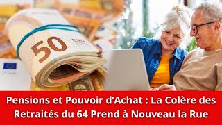 Pensions et Pouvoir d’Achat  La Colère des Retraités du 64 Prend à Nouveau la Rue [upl. by Kowal]