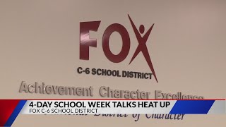 Fox C6 district debates 4day school week [upl. by Namzed]