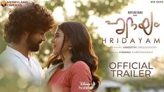 Hridayam  Official Trailer  Pranav Mohanlal Darshana Rajendran Kalyani Priyadarshan  18th Feb [upl. by Rosner886]