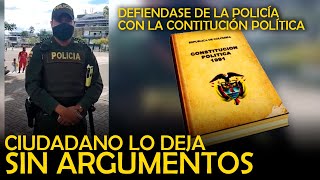 DEFIENDASE ASÍ DE LA POLICÍA  Ciudadano deja sin argumentos a oficial [upl. by Borries]