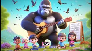 Gorilla Song  Fun Nursery Rhyme for Kids  Sing and Dance with the Gorillas [upl. by Button]