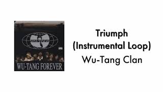 WuTang Clan  Triumph Instrumental Loop [upl. by Syck]