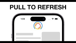 SwiftUI Add Custom Refresh to ScrollView With Animation [upl. by Mcadams742]