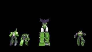 Transformers G1 Devastator 3d animation [upl. by Warring]