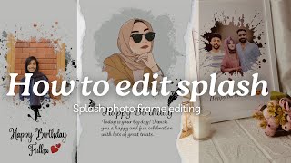 Splash effect  How to edit splash  malayalam vlog [upl. by Harley]