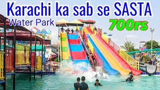 KARACHI ka sab se sasta Water Park  Picnic World Water Park 2023 [upl. by Hanzelin]