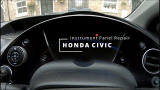 Honda Civic MkVIII Instrument Cluster Light Repair  Not as straight forward as I thought [upl. by Jaylene]