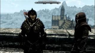 JOINING THALMOR FACTION AND CRAFTING DARK ELVEN ARMOR Skyrim [upl. by Carmine]