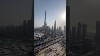 Dubai Burj Khalifa View 4k dubai dubaitravelguide burjkhalifa [upl. by Retloc]