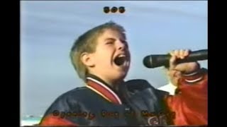 Kid Sings National Anthem [upl. by Ttennaej923]