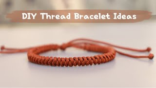 Easy Thread Bracelet Ideas  How To Make Bracelets At Home  Creationampyou [upl. by Alin]