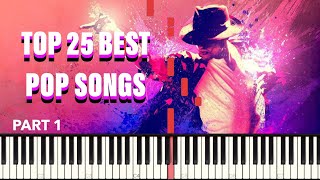 BEST POP SONGS Piano  SHEETSSYNTHESIA [upl. by Ebby]