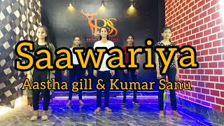 Saawariya  Dance cover  aastha gill Kumar Sanu  Arjun bijlani Rudra dance studio [upl. by Kuehnel256]