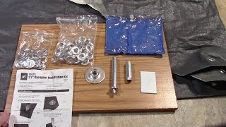 How To Use Harbor Freight Grommet Installation Kit Item 63237 Instructions 12inch Tarp Repair [upl. by Ellatnahc782]