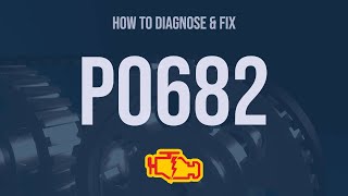 How to Diagnose and Fix P0682 Engine Code  OBD II Trouble Code Explain [upl. by Otreblon94]