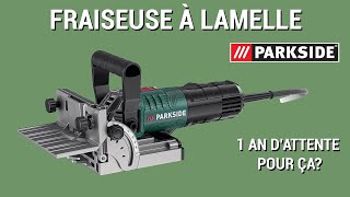 Review et test fraiseuse à lamelle Parkside PFDF 900 A1 avis [upl. by Creedon]