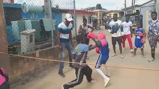 Another Boxing Sparring Challenge between Visitor Vs No Tension [upl. by Straub]