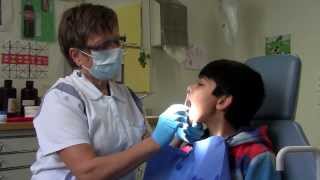 Dental visit Teeth cleaning in School Dental Clinic Part 2 Teeth cleaning [upl. by Nabla187]