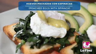 Huevos pochados con espinacas [upl. by D'Arcy]