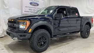 Antimatter Blue 2023 Ford F150 Raptor 37 Pack Review  MacPhee Ford [upl. by Hodgkinson]