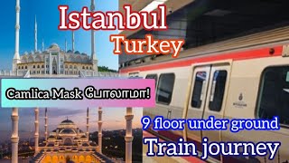 Train Journey  Camlica Mosque  Istanbul Turkey  Day 4 part 1 tamil Arunitha [upl. by Ecinnaj]