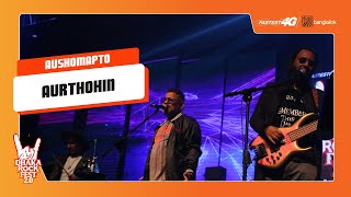 Aushomapto  Aurthohin  Banglalink Fastest 4G presents Dhaka Rock Fest 20 [upl. by Anirtap229]