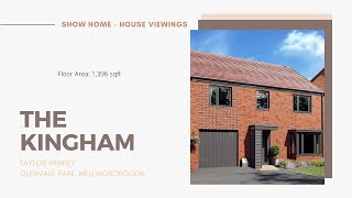 New Build  Show Home Tour  Taylor Wimpey  The Kingham  Glenvale Park Wellingborough UK [upl. by Nitsoj]