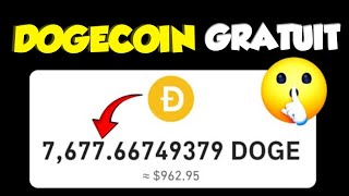 MINAGE DE DOGECOIN  GAGNER DES DOGECOIN GRATUITEMENT SANS INVESTIR  RETRAIT SUR TRUST WALLET [upl. by Amalberga559]