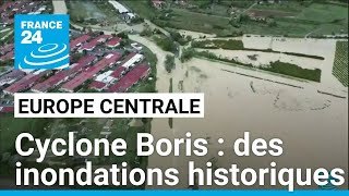 Cyclone Boris  des inondations historiques en Europe centrale • FRANCE 24 [upl. by Thalassa925]