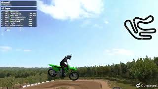 no cuts race cd ranked motocross race at club track on 250f [upl. by Clayson660]