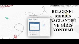 1 MEB BELGENET EBYS Bağlantı ve Giriş Yöntemleri [upl. by Westlund]