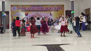 Manasilayo song dance by kg students dance vettaiyan superstar kgkids schooldance school [upl. by Phi]