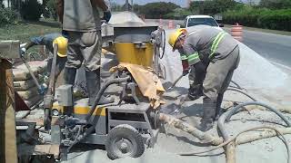 Fortificación De Minas  Hormigón ProyectadoShotcrete [upl. by Metabel240]