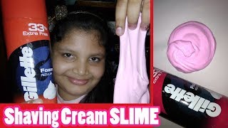 How to make Slime with Shaving Cream  shaving cream slime  how to make slime with shaving foam [upl. by Greeson]