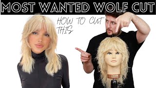 HOW TO CUT AND STYLE A WOLFCUT THE TIKTOK HAIR TREND [upl. by Grizel]