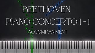 Beethoven  Piano Concerto No 1 Op 15 Movement 1 Accompaniment [upl. by Eelano]