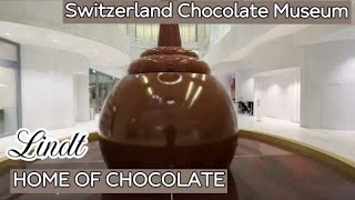 Inside The Delicious Lindt Chocolate Factory  Switzerland Chocolate Museum [upl. by Cohe94]