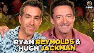 RYAN REYNOLDS DEADPOOL amp HUGH JACKMAN WOLVERINE  Podpah 805 [upl. by Niveb]