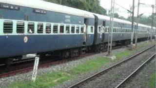 Intercity amp Sangamitra entering Chennai Central [upl. by Ydnolem24]