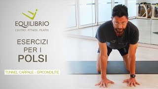 Esercizi per epicondilite epitrocleite tunnel carpale  Equilibrio Pilates [upl. by Eivi]