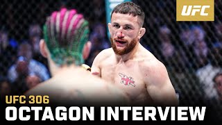 Merab Dvalishvili Octagon Interview  UFC 306 [upl. by Teyut]