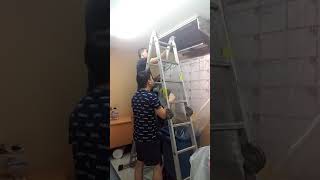 How to Conduct Preventive Cleaning of Ceiling Concealed type Aircon [upl. by Nork933]