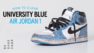 How to Clean Air Jordan 1 University Blue with Reshoevn8r [upl. by Aseral]